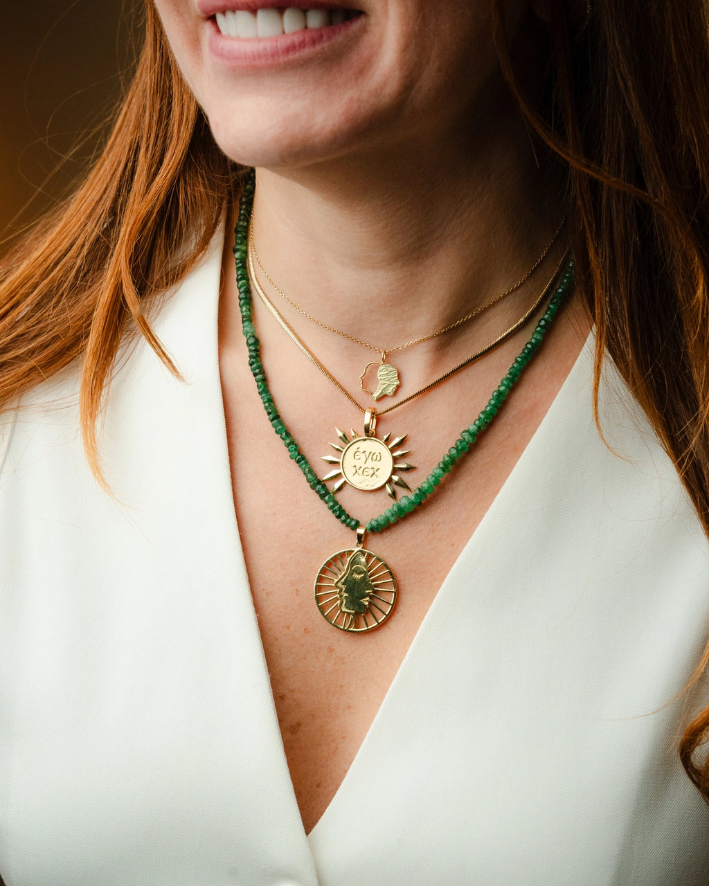 14K Inner Horizon Necklace