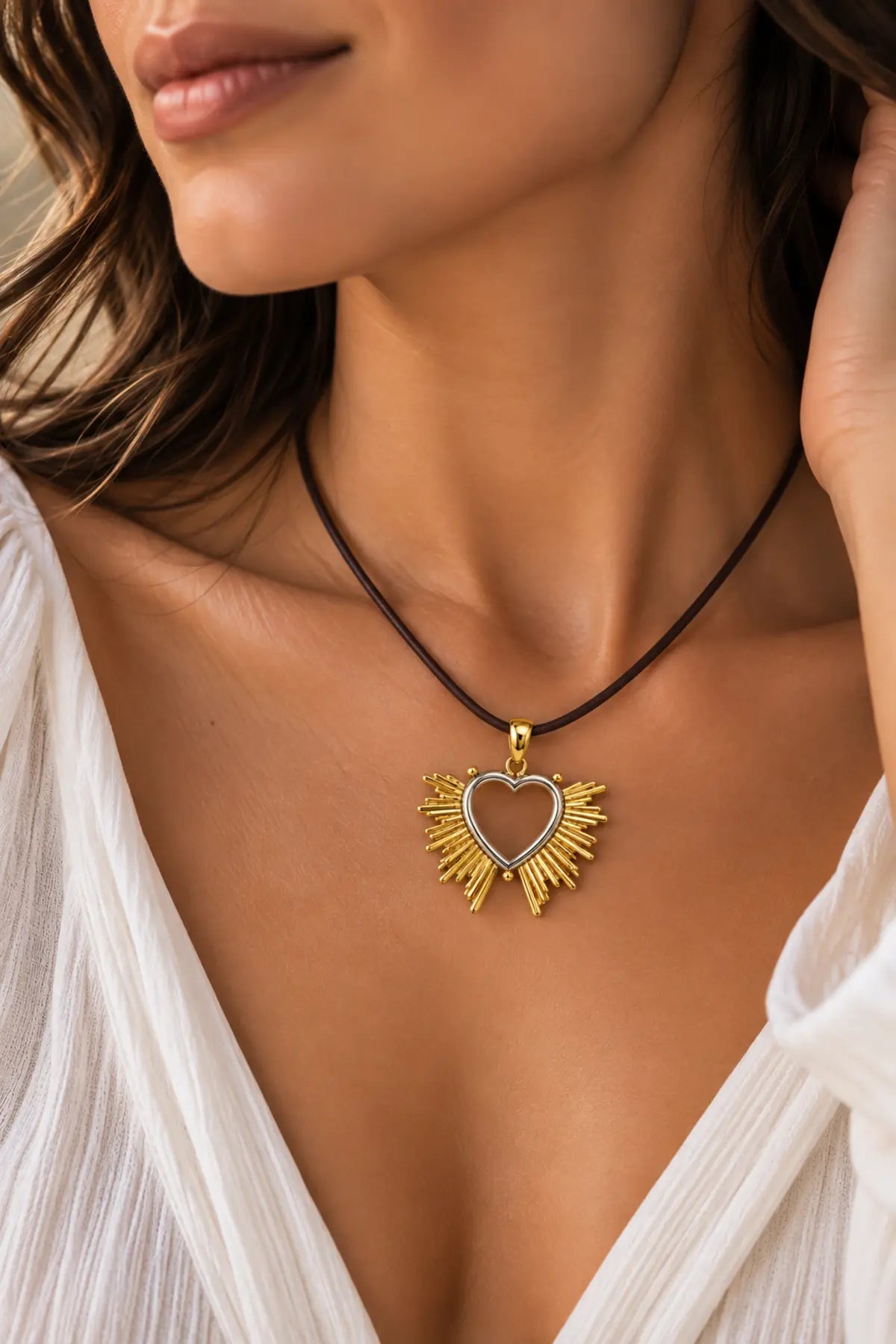 14K Heart Rays