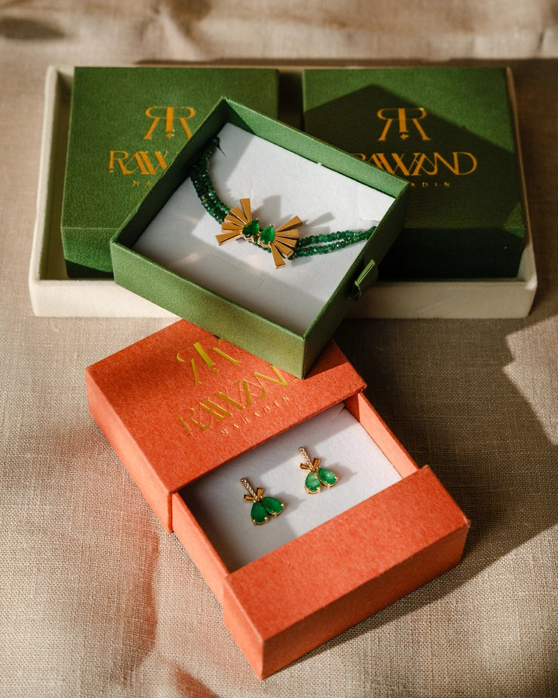 18K Dual Grace Earring