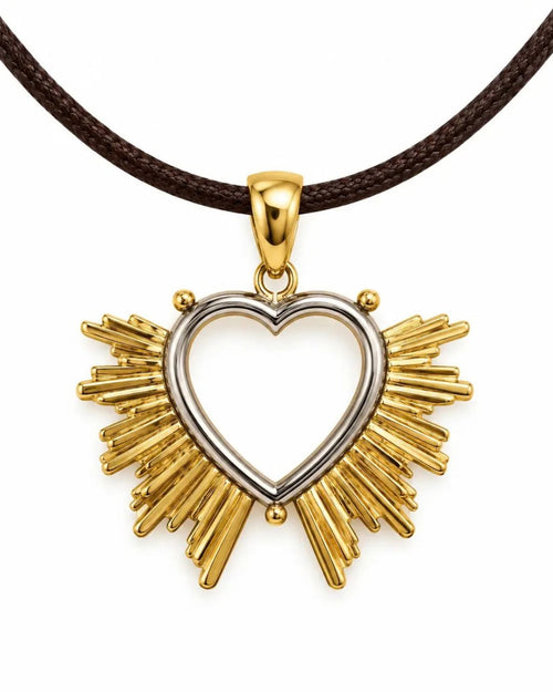 14K Heart Rays