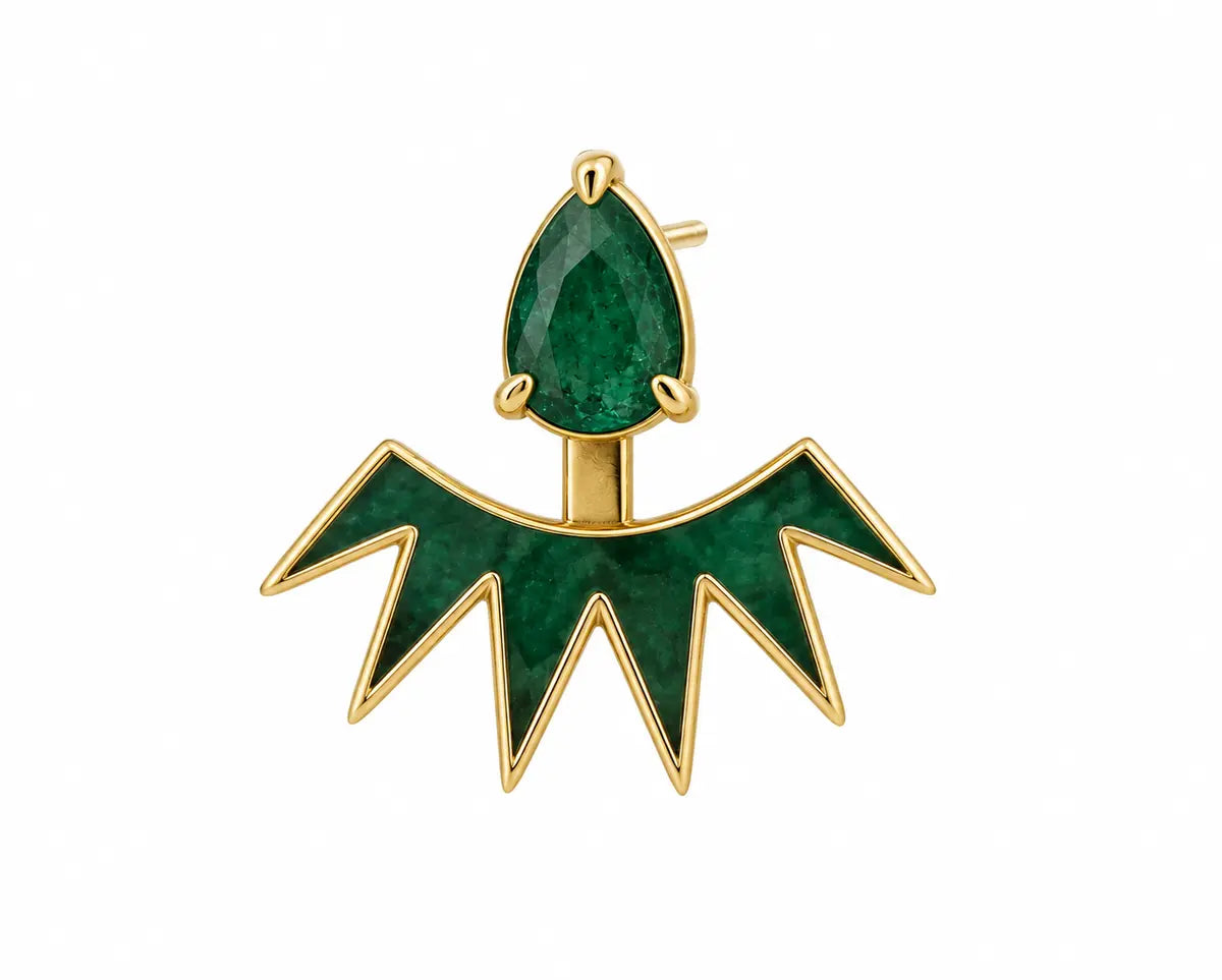 18K Ray Earring